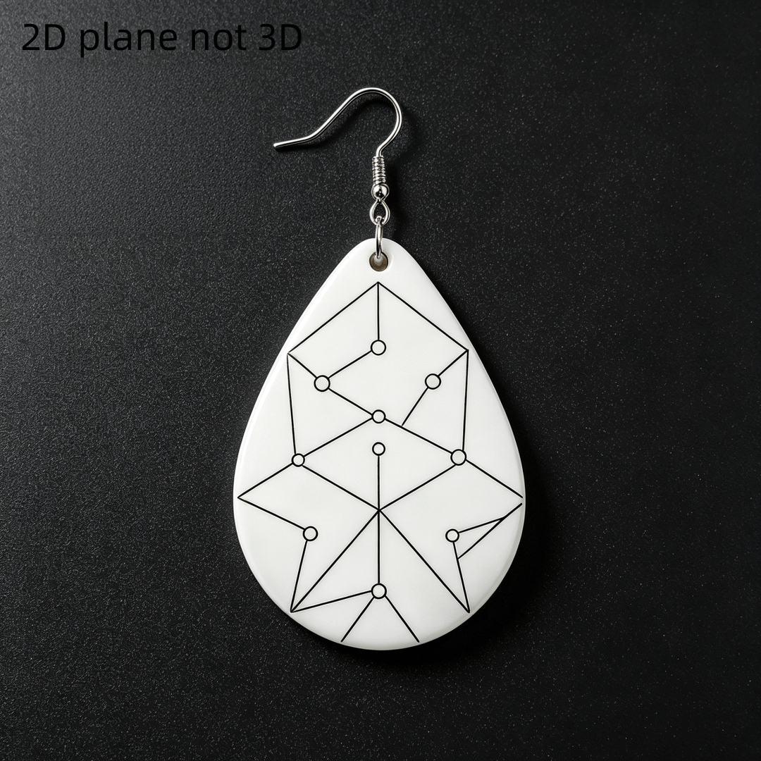 Minimalist Constellation Star Map Dangle Earrings